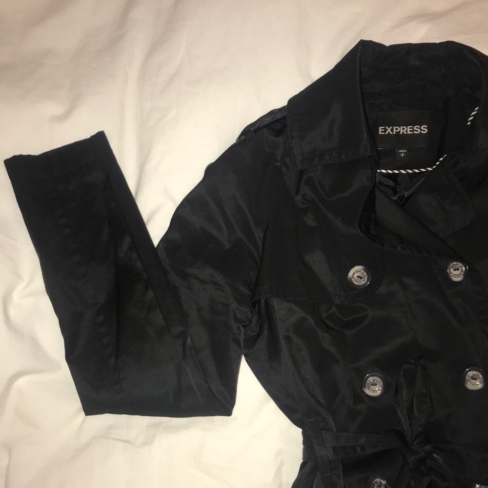 EXPRESS Black Trench Coat